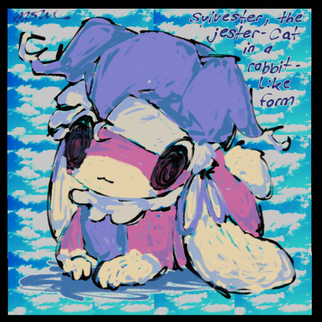 Sylvester appearing as a rabbit