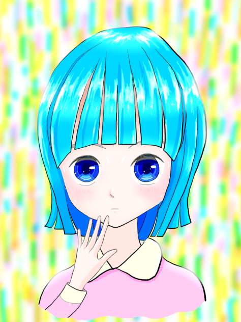 女子塗り絵試作