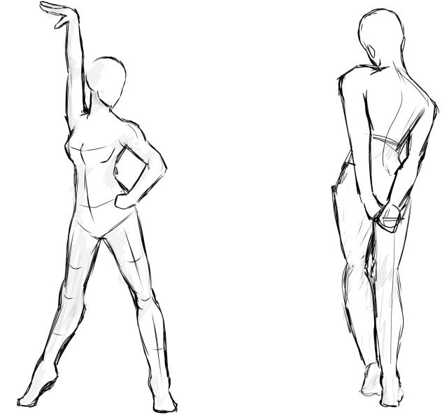 WIP Female Poses