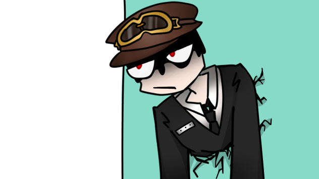 stuck in the wall - ibisPaint