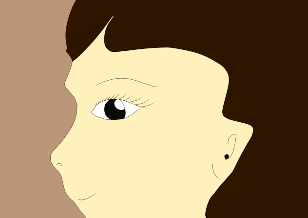 illustration flat drawing face