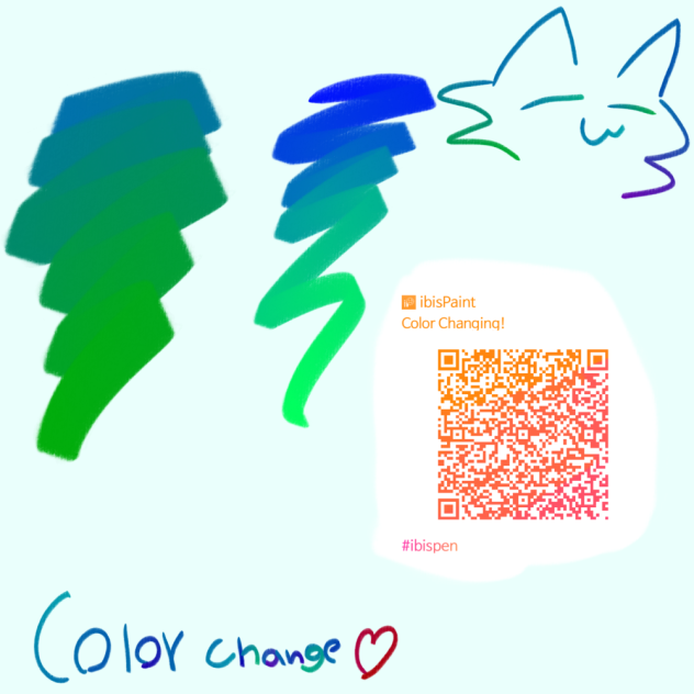 color changing brush ♥ ibisPaint