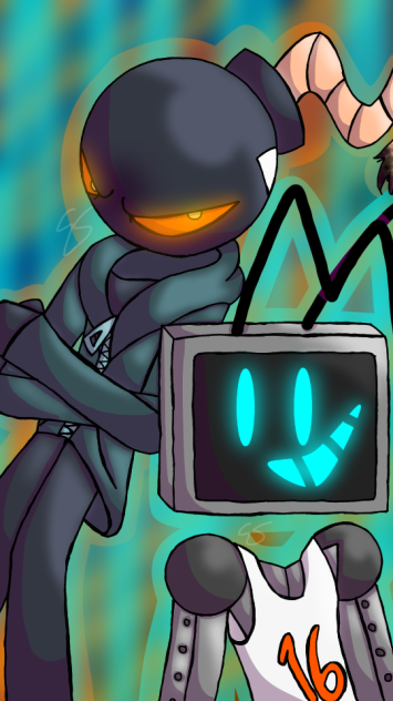 Whitty and Hex wallpaper for phone