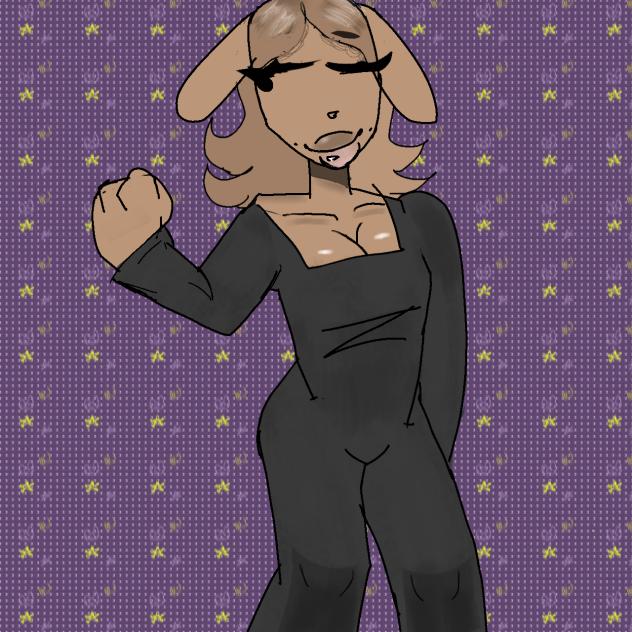 FANART FOR MY QUEEN KAYLA 🦷⭐️🛼🐇🐰