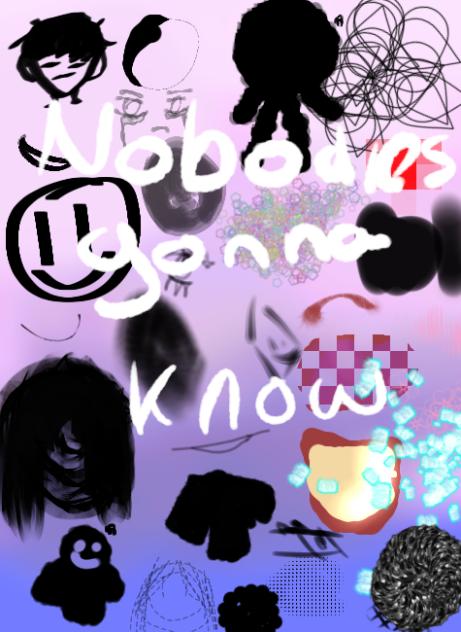 Nobodies gonna know (bad art)