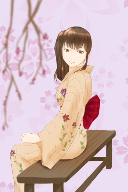 浴衣の女の子
