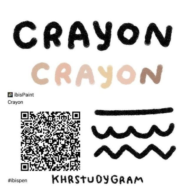 Crayon brush! (Not mine)