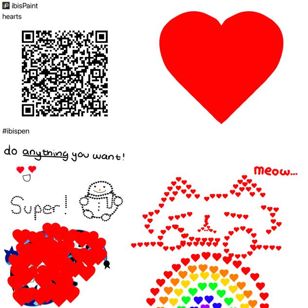 hearts - ibisPaint