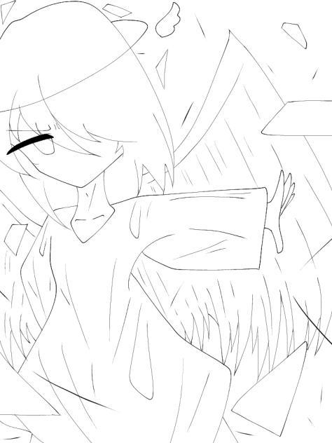 悪魔 【線画】