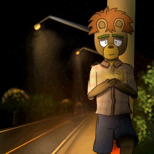 night road