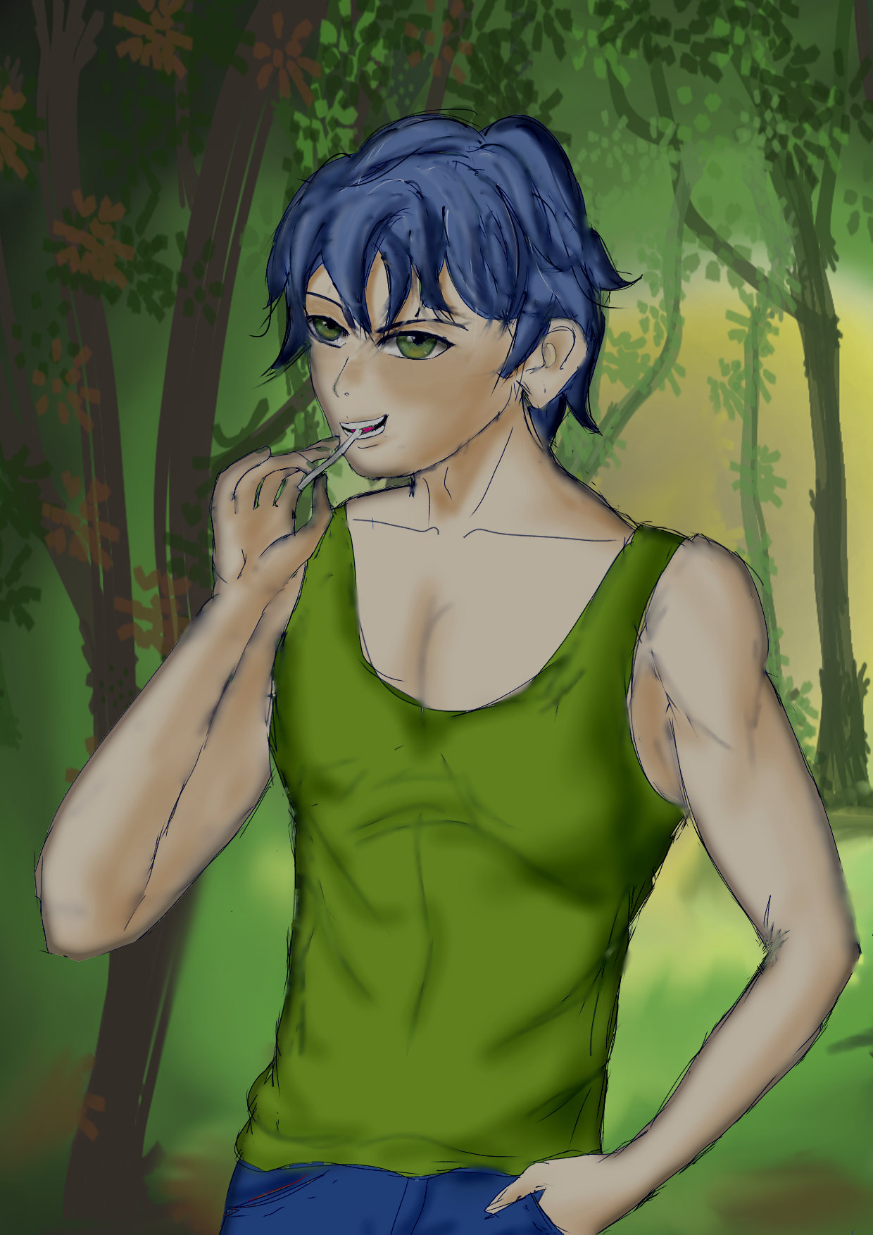 in the forest - ibisPaint