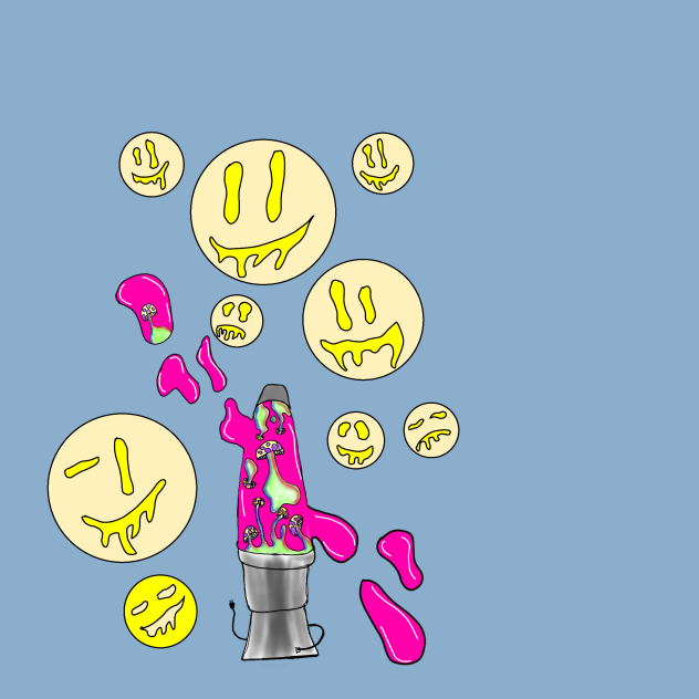 trippy lava lamp ibisPaint