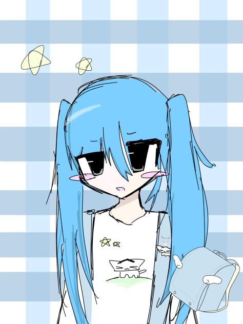 初めて萌え絵かいた