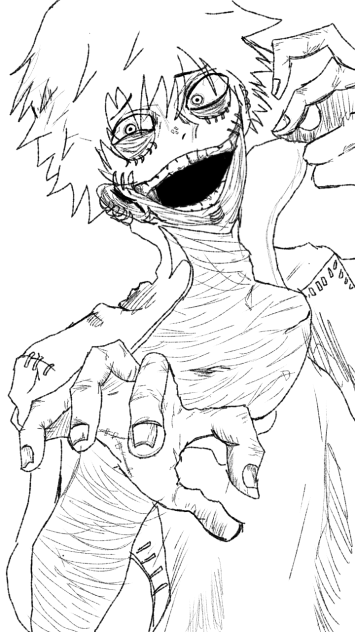 Dabi Line Art!♡♡