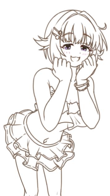 輿水幸子 線画