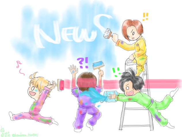 ワンドロ【ペンキで落書き】