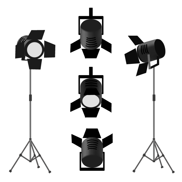 Stage Lights Vectors2