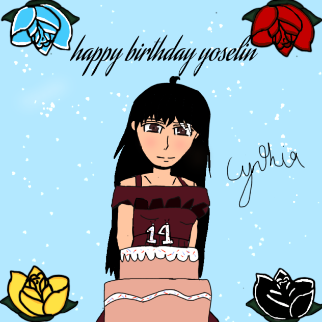 My friend 14th birthday - ibisPaint