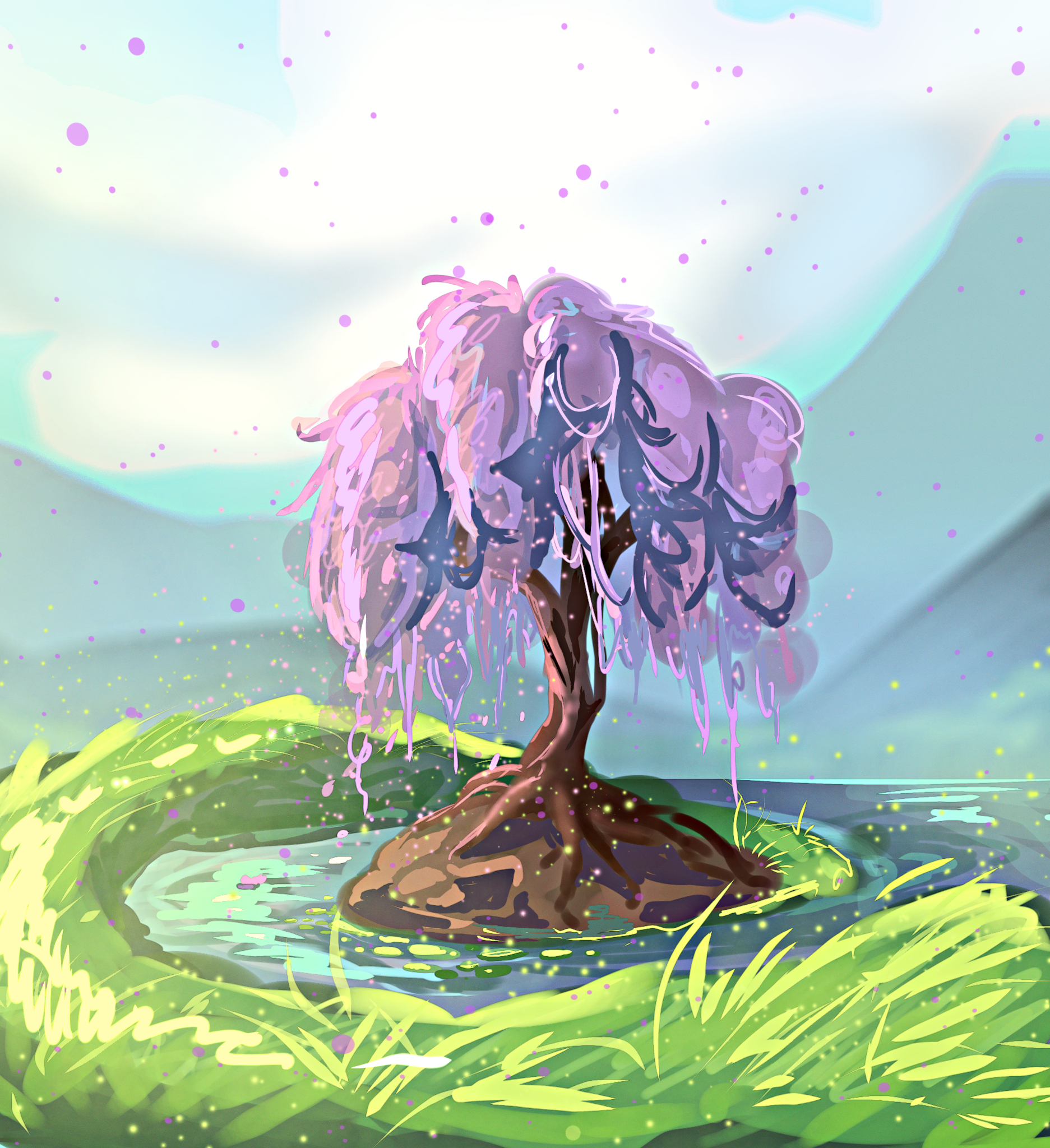 background practice ^^ - ibisPaint