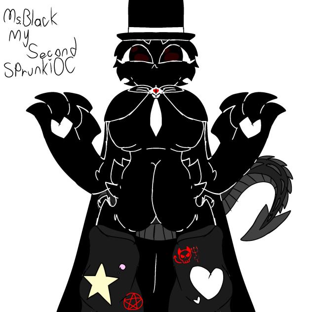 MS.Black my second Sprunki OC