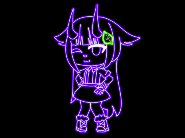 My oc glow outline!