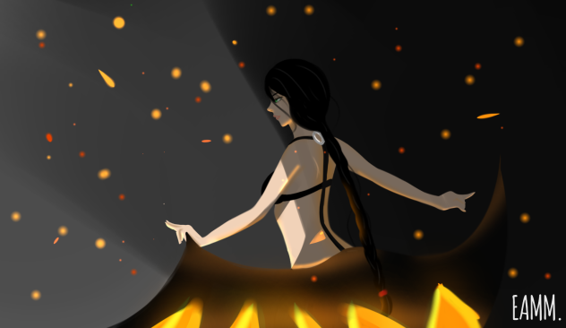 Flaming Butterfly Dance