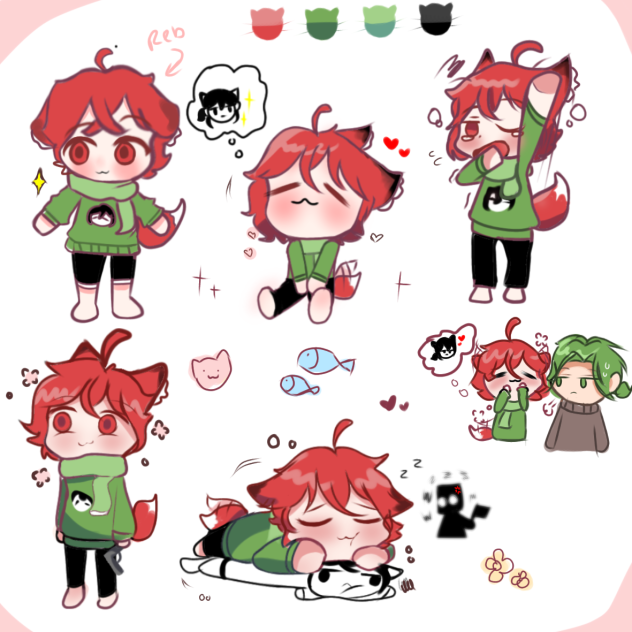 red Kawai🌸❤️✨