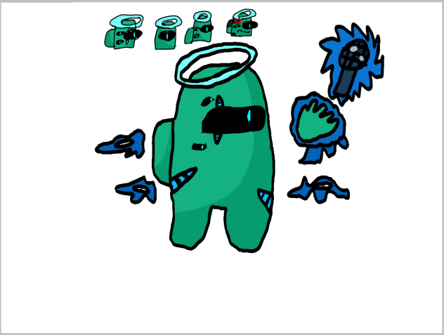 My among us oc in fnf style