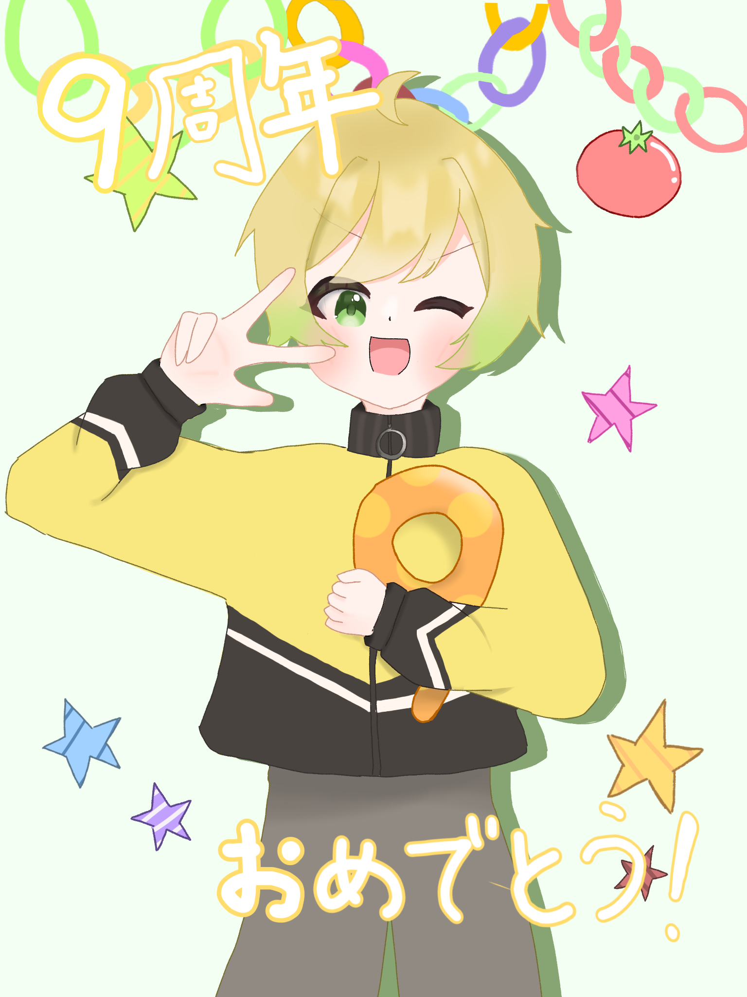 ぷりちゃん9周年！ - ibisPaint