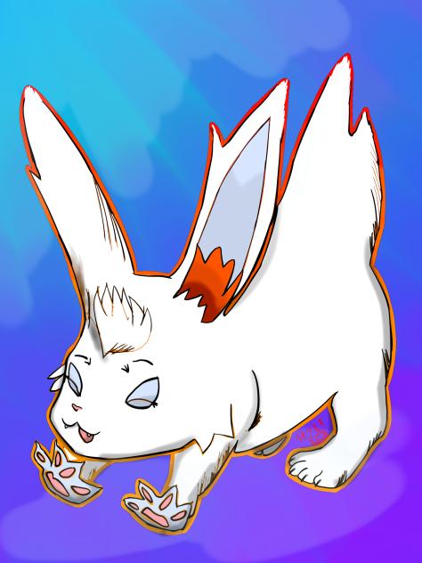 Caught a rabbit cat!