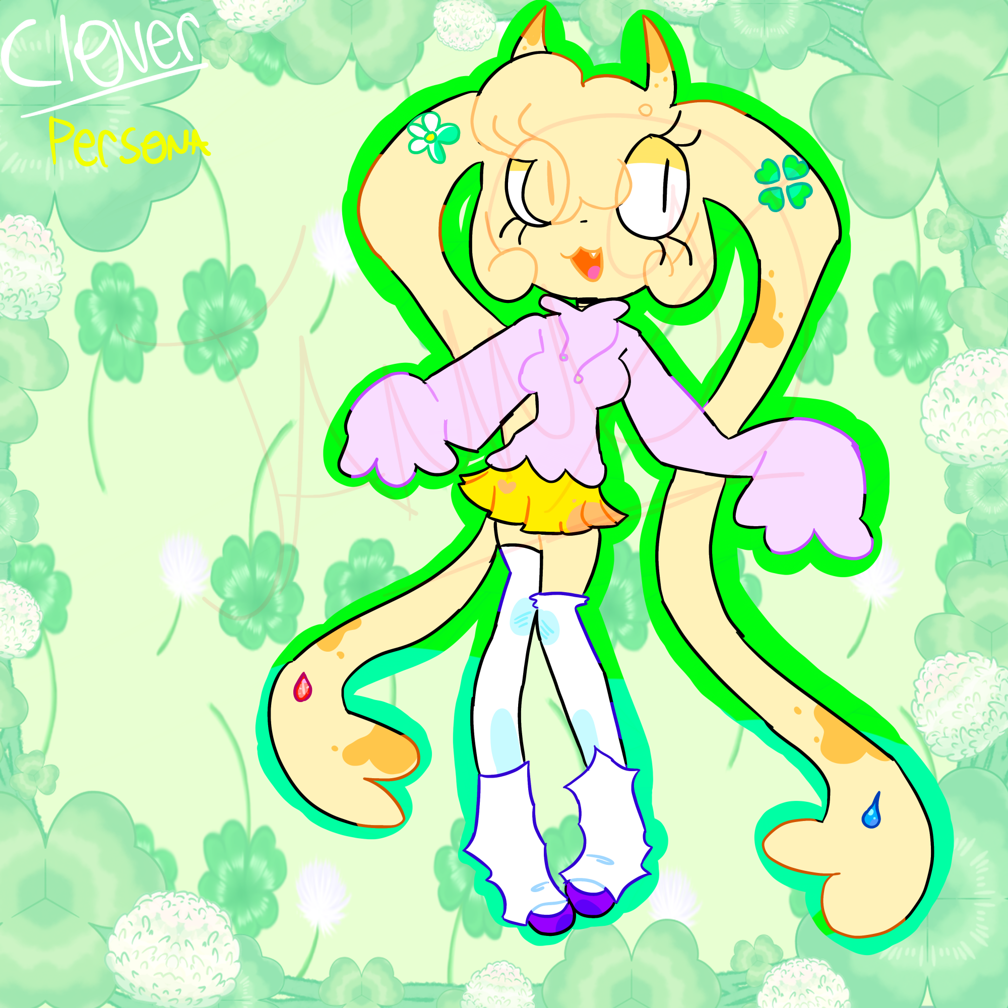 Clover l 🍀🎀 - ibisPaint