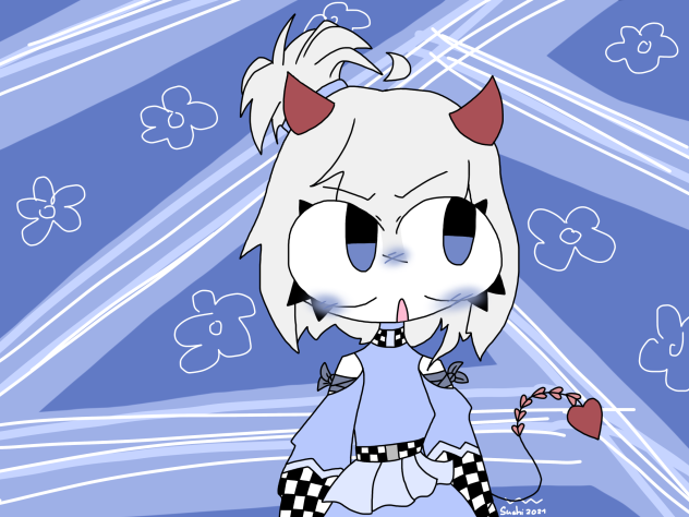 “Baka! It looks nice! That’s it!”