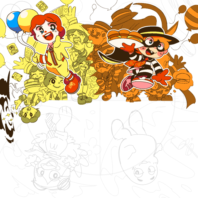 本気絵、メイキング①