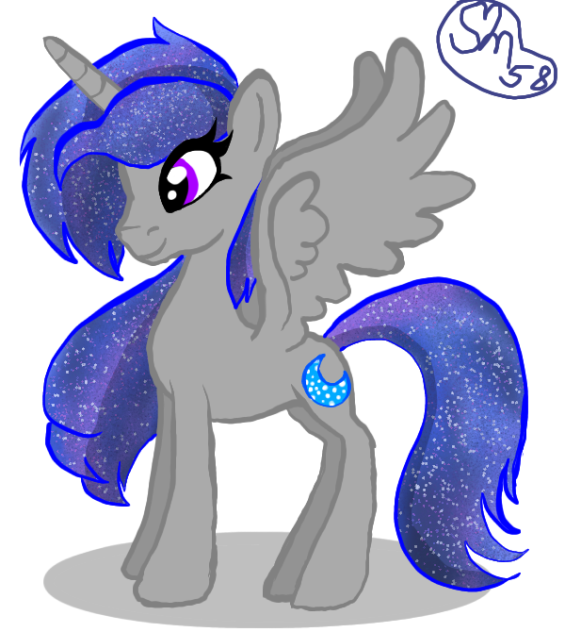Moon Glance Neutral Pose For Frien