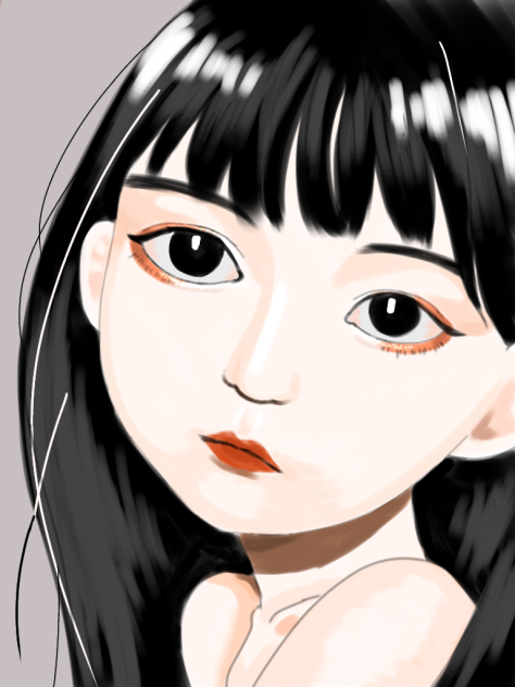 日本人形っぽい