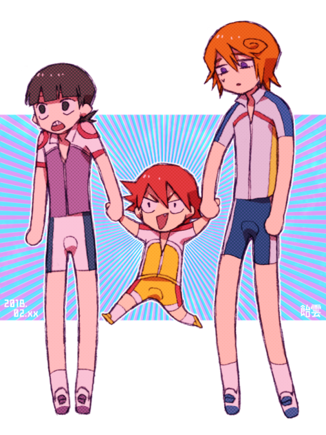 捕まった鳴子くん