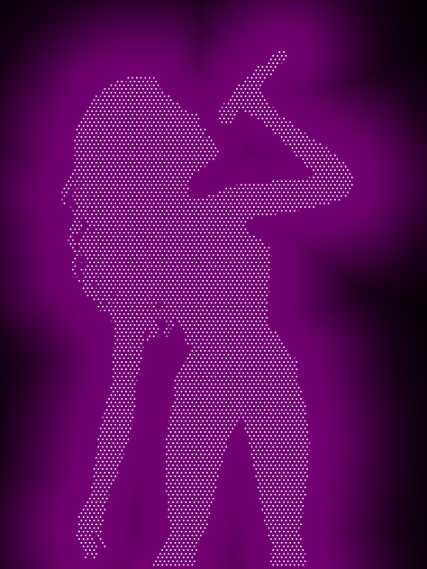 Concert lights screen