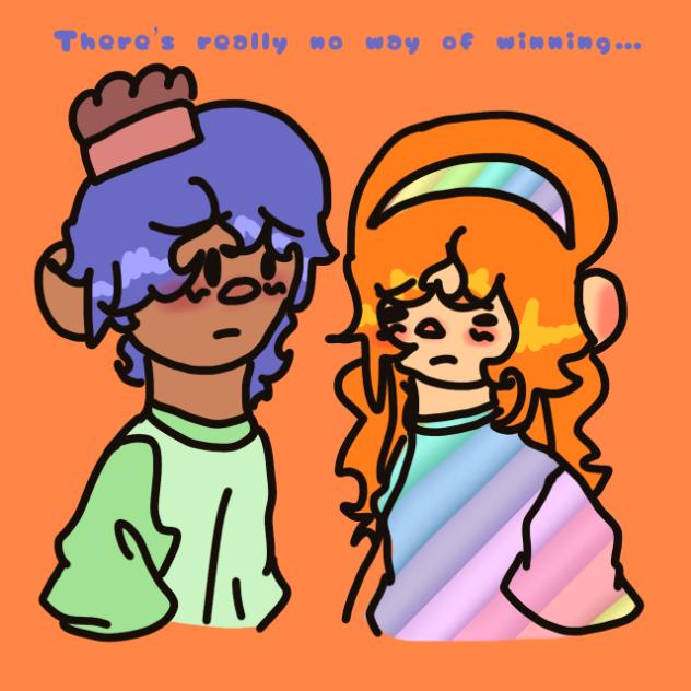 Blue hair animation sip of mah ocs final