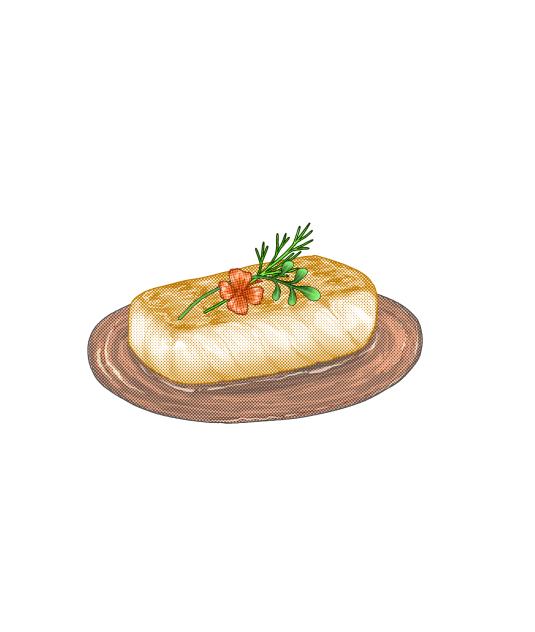 Grilled cod