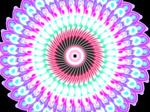 Neon spiral - ibisPaint