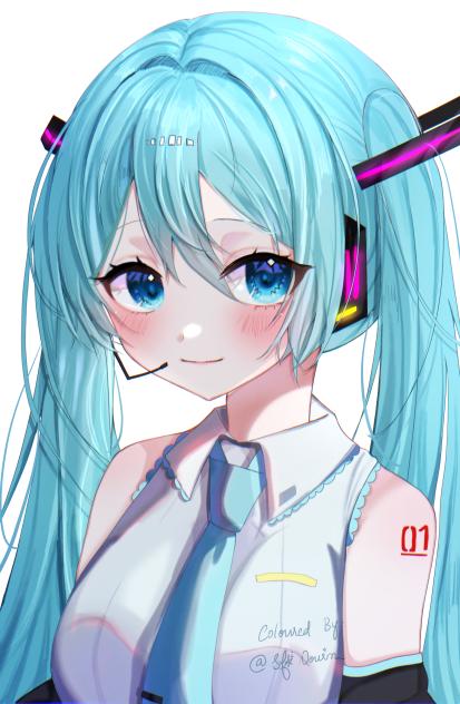 Hatsune miku colouring