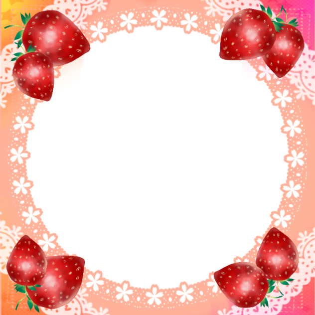 フルーツ背景、イチゴ２