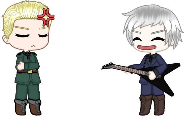 Prussia annoys Germany with the guitar