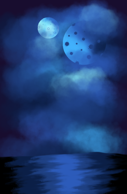 blue moon - ibisPaint