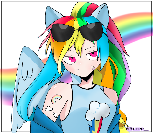 MLP RainbowDash human 🌈