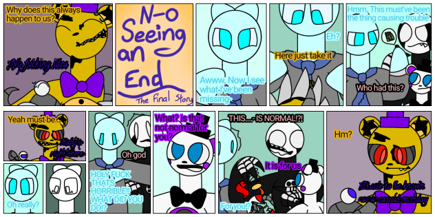 N-o seeing an End. p1 FNaF fanmade comic