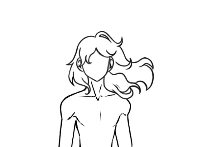 Hair animation study - ibisPaint