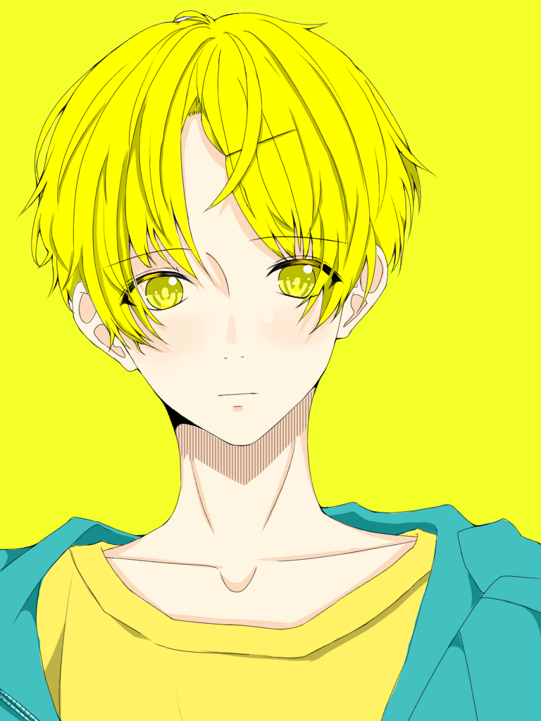 可愛い系クール男子 線画お借りしました Ibispaint