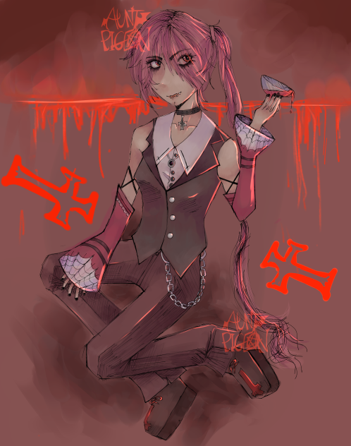 Vampire in a waistcoat