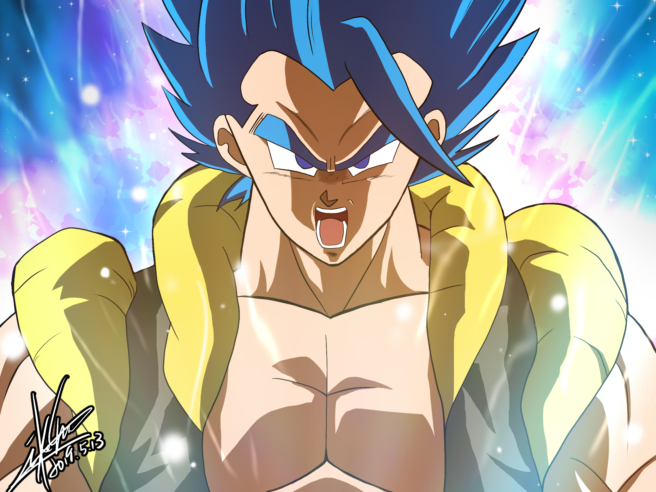 映画 ブロリー よりゴジータブルー Ibispaint